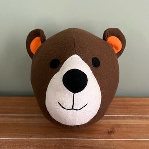Pillowfort Target Plush Bear Head 3D Wall Mount Decor Playroom Woodland Nursery
